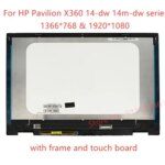 L96515-001 L96517-001 HP Pavilion x360 14-dw 14m-dw Series FHD LCD Display Panel