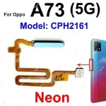 Fingerprint Flex Cable OPPO A73 5G CPH2161 Fingerprint Sensor Touch Power Button FingerPrint Sensor Flex Cable Repair Parts Bangladesh (New)