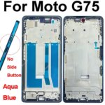 For Motorola Moto G75 G85 XT2427-3 Middle Frame And LCD Screen Frame Middle Housing Frame Without Side Button Flex Cable Parts (New)