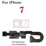 1set Front Camera Flex Cable For iPhone 7 8 Plus SE X X XS Max 11 12 Pro Max Facing Camera Right Proximity Sensor Flex Cable (New)