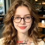 CLOUT GOGGLES Fashion Glasses Frame Men Women TR90 Small Ellipse Frame Blue Light Blocking Lens Luxury Brand Optical Eyeglasses (New)