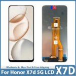 677 AMOLED LCD Honor X7D 5G LCD Display With Digitizer Full Assembly Phone Parts Display Repair Replacement Parts (New)