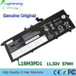 L18M3PD1 11.52V 57Wh Laptop Battery Lenovo Thinkpad T14S T490S T495S L18L3PD1 L18C3PD1