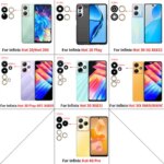NEW Back Rear Camera Glass Lens With Ahesive For Infinix Hot 20 20S Play 30 5G 30i X669 40 Pro Smart 7 8 HD X6516 X6515 Zero 20 (New)