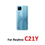 For Realme C21Y Phone New Housing Power Volume Button On Off Switch Key Internal Flex Cable Replacement Parts Black Blue (New)
