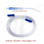 PVC suction connecting tube with yankauer handle pet animal Surgical suction tube (New)