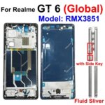 Realme GT 6 6T GT Neo 6 Neo6 Se Middle Housing Front LCD Frame Holder Middle Frame Housing Cover Parts (New)