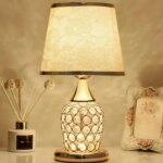 European-Style Crystal Table Lamp Ins Simple Modern Bedroom Warm Romantic Fashion Creative Decorative Bedside Lamp (New)