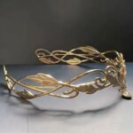 Fashion Vintage King Round Elves Crown Elegant Baroque Goddess Tiaras Luxury Punk Bridal Hair Accessories Formal Events (New)