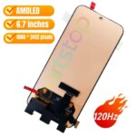 iParts Replacement New Display Nothing Phone (2a) 5G A142 2A Plus A142P 120Hz AMOLED Touch Screen Assembly OEM Parts (New)