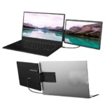 13.3 Inch Foldable Gaming Monitor Panel Plug and Play Rotatable Extender Screen USB-C/HDMI Compatible For Conference Office (New)