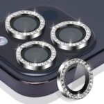 3 Diamond Camera Lens Protector IPhone 17 16 Pro Max Metal Protective Glass IPhone 17 16 Pro Max Lens Glass Bangladesh (New)
