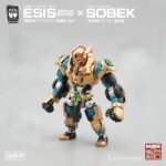FIFTYSEVEN 1/24 Scale Assembleable Action Figure Set - Egypt - Inspired Armored Puppets SOBEK & ESIS Special Edition Toys Model (New)