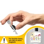 20 50PCS Magnetic Sheets Round Self Adhesive Magnet Office Refrigerator Flexible Magnetic Sticky Stickers Home Hot Sale (New)