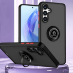 Samsung Galaxy M55 5G Case Shockproof Armor Clear Phone Case SamsungM55 M 55 2024 Magnetic Ring Kickst Back Cover (New)