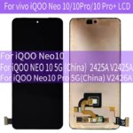 Original AMOLED vivo iQOO Neo 10 Neo 10Pro China Neo10 Pro+ LCD Display Touch Screen iQOO Neo10 ProPlus LCD With Finger (New)