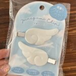 1 Pair Kawaii White Angel Wing Hair Clip Japanese Style Plastic Bangs Hairpin Y2K Harajuku Barrette Headdress (New)