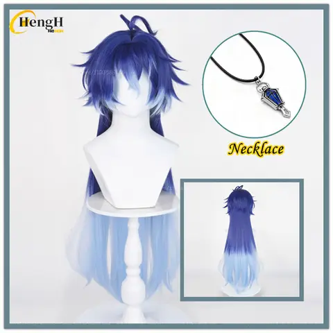 Sd9fdacc7c44449e28bce282239e09aa8D_480x480q75 In Stock Game Flins Long 85cm Blue Gradient Cosplay Wig Kyryll Chudomirovich Flins Heat Resistant Synthetic Hair Halloween Wigs (New) - Image 1
