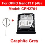 SIM Card Tray Holder OPPO Reno 13 Reno13 F Pro 4G 5G SIM Card Tray Slot Card Reader Socket Replacement Repair Parts (New)