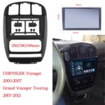 10.1 inch Car Fascia Radio Panel for CHRYSLER VOYAGER 2000-2007 Dash Kit Install Facia 10.1inch Console Bezel Adapter Plate Trim (New)