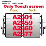 Touch or LCD iPad Pro 11 (2021) 3rd Gen A2377 A2459 A2301 A2460 A2377 Tablet LCD Display Replacement Touch Screen Digitizer (New)