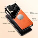 Magnet Case OPPO Realme 9 10 11 12 14 Pro Plus 9i 14X 5G C75 C67 C65 C63 C61 C53 C55 Leather Silicone Frame Case Back Cover (New)
