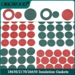 20~500pcs 18650 21700 26650 Li-ion Battery Insulation Gasket Pack Cell Barley Adhesive Paper Electrode Insulated Pads (New)
