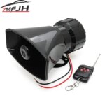 12V 7 Sounds Car Horn Speaker Wireless Electronic Siren Loud Warning Alarm For Car Trucks Remote Controller Siren Air Horn (New)
