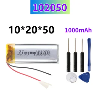 Sdbd800ad6acb49f49278e9f9e36534c4a_300x300 3.7V 1000mAh 102050 Lithium Polymer Li Po li ion Rechargeable Battery MP3 MP4 MP5 GPS DVD tablet Bluetooth camera Lipo cell Bangladesh (New) - Image 1