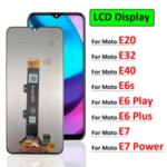 Motorola Moto E6 Play Plus E6s E7 Power E20 E32 E40 LCD Display Touch Screen Digitizer Assembly LCD Display Bangladesh (New)