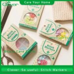 1 Pack Original Clover Stitch Markers Non breakable Resin Crochet Marking Buckle Knitting Markers Clover Sewing Accessories Tool (New)