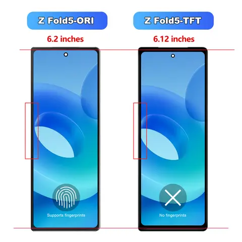 Sdc16d5f0b8754dc492119e44881a8328i_480x480q75 LCD Z Fold 5 F946B F946U LCD Display Digitizer Touch Screen Replacement Assembly Samsung Z Fold 5 Display Parts (New) - Image 1