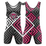 New Arrivals Mens Singlets Zipper Front Back Dog SexyMan Sleepwear Bodysuits RT Sleeveless Wrestling One-Piece Undershirts (New)