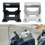 New2024 CFMOTO 450MT 450 MT 2025 Motorcycle Accessories CNC aluminum GPS Phone Holder Stand Navigation BackShell Extension Bracket Bangladesh (New)