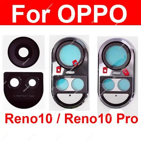Sdcba2758065d4e83baf349f5677a6f24n_480x480q75 OPPO Reno 10 10 Pro 10pro 5G Global Back Main Glass Lens Cover Rear Camera Glass Lens with Sticker with Frame Holder (New) - Image 1