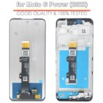 Tested LCD for Motorola Moto G Power 2022 Phone LCD Display Touch Screen Digitizer Replacement for Moto G Power 2022 XT2165 LCD (New)