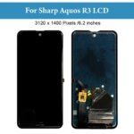 62 LCD Sharp Aquos R3 LCD Display Touch Panel Digitizer Assembly Sharp Aquos R3 Screen Replacement Parts Full lcds (New)