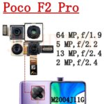 Best Quality Front Rear Camera Xiaomi Poco F2 Pro PocoF2Pro Frontal Selfie Wide Back Facing Main Camera Phone Flex Cable (New)