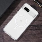 Original Transparent Magnetic Magsafe Wireless Charge Case Google Pixel 8 9 Pro XL Case 7 Pro 7A Shockproof Clear Cover (New)