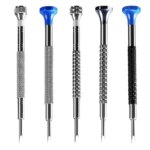 New Precision Watch Screwdriver Set 10pcs 05-30mm Phillips One-Piece H Screwdrivers Watches Eyeglasses Watchmaker Tools (New)