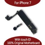 32GB 128GB 256GB Original Factory Unlocked for iPhone 7 Motherboard With Touch ID Clean iCloud Logic Board iOS