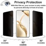 Privacy Anti Spy Peeping Hydrogel Protective Film ZTE Blade A36 A35 A34 Screen Protector ZTE A55 A54 Soft Film (New)