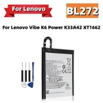 BL272 Lenovo Battery BL272 4000mAh Lenovo Vibe K6 Power K33A42 XT1662 Smart Phone Batteries +Free Tools Bangladesh (New)
