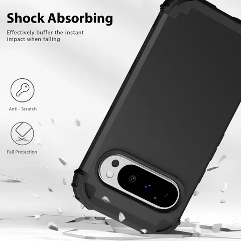 Sdf22642b6d6d479888d0ec99313c7176u_480x480q75 Shockproof 3in1 Hybrid Heavy Duty Hard Case Google Pixel 9 Pro 10 8A 9A 7 Anti-Fall Silicone Rugged Protection Phone Cover (New) - Image 1
