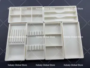 Sdf59843ae9cb433fa7688a4d3152259f0_300x300q75 5 Autoclavable Cabinet Trays Plastic Drawer Organizer Dentist Doctor Surgical Dental Tray Easy to Clean Sterilize Bangladesh (New) - Image 1
