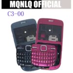 Full Housing Nokia C3 C3-00 Back battery door Case Battery Cover Front + Middle Frame + Keypad C3-00 Replacement Part (New)