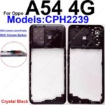 OPPO A54 A54s 4G 5G Middle Frame Housing Bezel Cover Middle Frame With Side Button Camera Frame Lens Parts (New)
