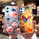 Umidigi G1 Max G1 C1 Max Protective Phone Case Umidigi G1 Max Shockproof Clear Soft Silicone Back Cover Flower Fundas (New)