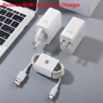 Realme Original 80W SuperVOOC EU US Charger Fast Charging Power Adapter Usb Type C Cable Realme 15 14 Pro GT NEO 2 3 X7 X50 (New)