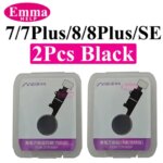2Pcs Home Button Flex Cable Return iPhone 7 8 6 6s Plus Universal Menu Key erboard Connector No Fingerprint no Touch ID (New)